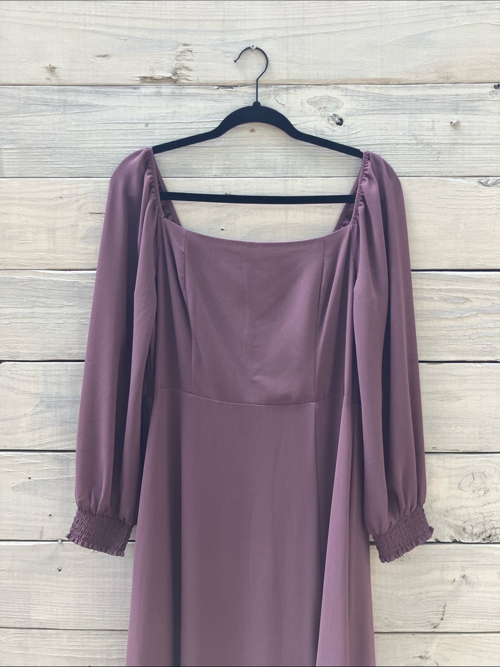 Baltic Born Giselle Vintage Plum Long Sleeve Maxi Dress XL Wedding Guest Prom - Picture 4 of 8